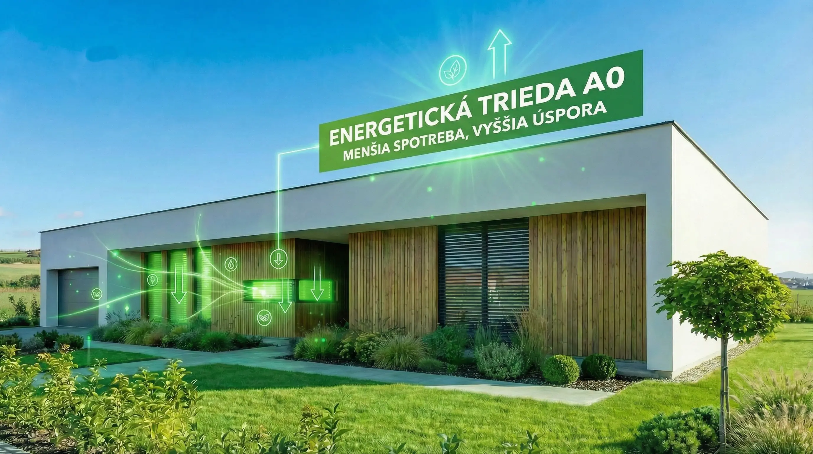 Pasívny drevodom energetickej triedy A0